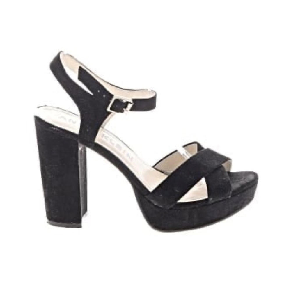 Anne Klein Black Platform Sandals